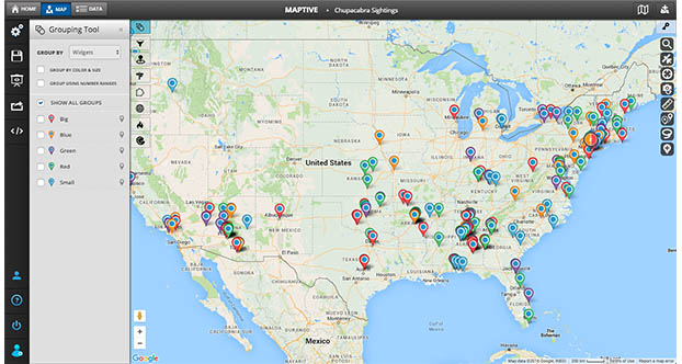 Вы можете настроить свою карту, используя сотни инструментов и настроек карты, которые предоставляет Maptive